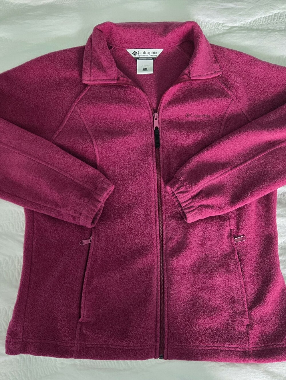 Columbia Women's Fleece Jacket - Burgundy